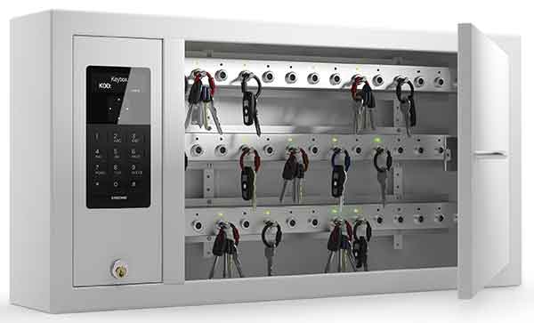 key-box-key-system Woman selects a key from a Key Box System